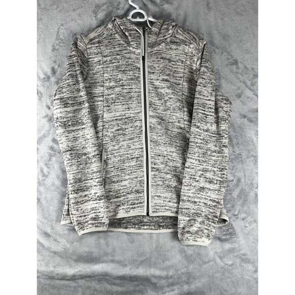 Kuhl Hooded Full Zip Fitted Knit Jacket Stretch Heather Outdoor Hiking Women's S - Picture 1 of 6